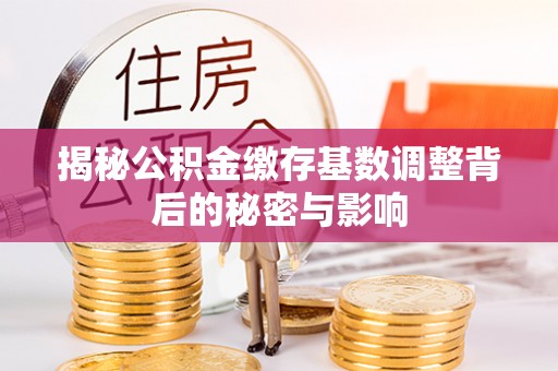 建水揭秘公积金缴存基数调整背后的秘密与影响