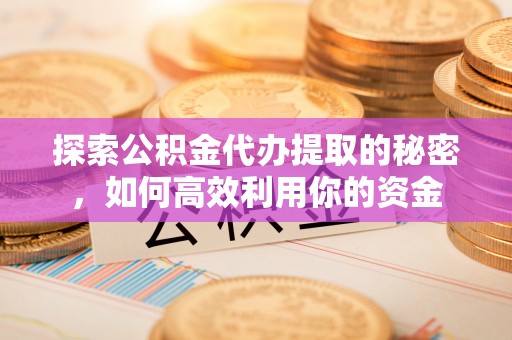 建水探索公积金代办提取的秘密，如何高效利用你的资金