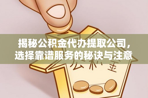 建水揭秘公积金代办提取公司，选择靠谱服务的秘诀与注意事项
