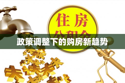 建水政策调整下的购房新趋势