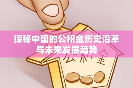 建水探秘中国的公积金历史沿革与未来发展趋势