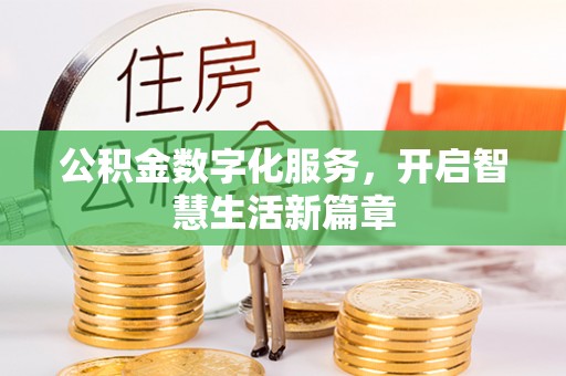 建水公积金数字化服务，开启智慧生活新篇章