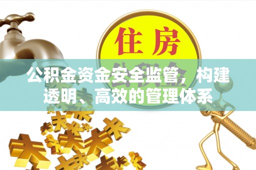 建水公积金资金安全监管，构建透明、高效的管理体系