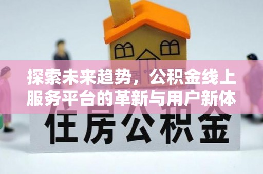 建水探索未来趋势，公积金线上服务平台的革新与用户新体验