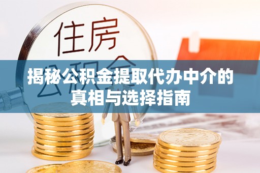 建水揭秘公积金提取代办中介的真相与选择指南