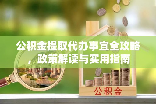 建水公积金提取代办事宜全攻略，政策解读与实用指南