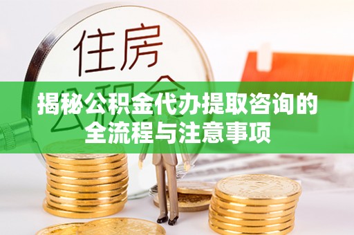 建水揭秘公积金代办提取咨询的全流程与注意事项