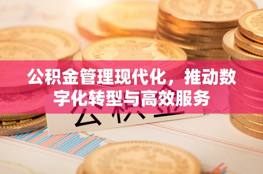 建水公积金管理现代化，推动数字化转型与高效服务