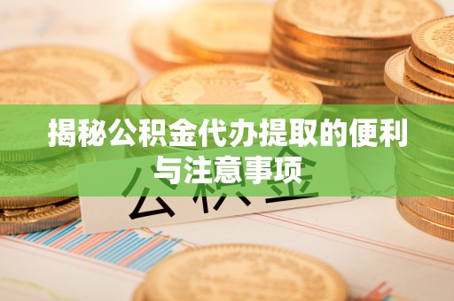 建水揭秘公积金代办提取的便利与注意事项