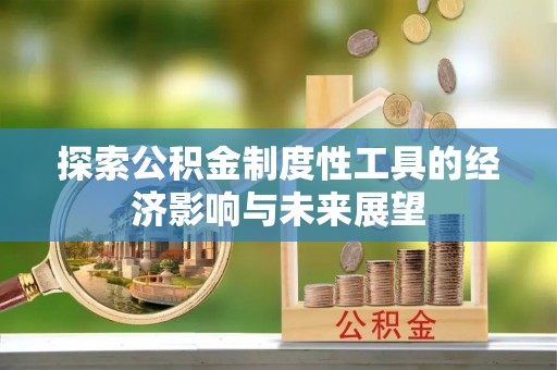 建水探索公积金制度性工具的经济影响与未来展望