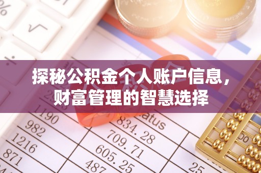建水探秘公积金个人账户信息，财富管理的智慧选择
